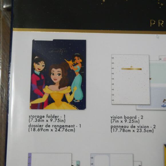 NEW Happy Planner Disney Princess Classic Planner Companion Folders Papers - Picture 9 of 16